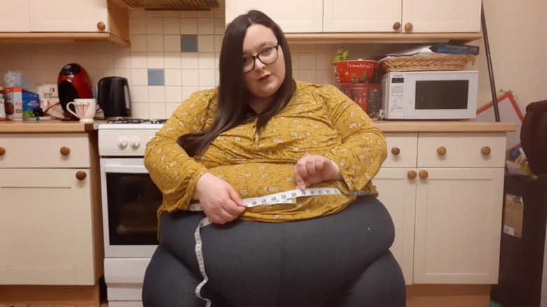 SSBBWLadyBrads: Ssbbw zat metingen centimeters enorm
