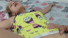 Samara Sucks and Masturbates Her Stepsister's Delicious Pussy