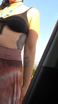 Roadside Ride! Dreadhot Gives a Filthy Blowjob on a Desert Dirt Road