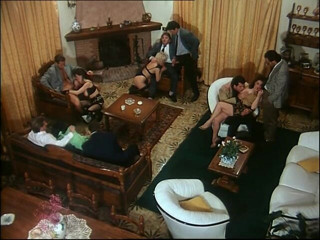 Xtime Network: Outdoor and indoor vintage hairy MILFS in orgy 2 scenes in 1