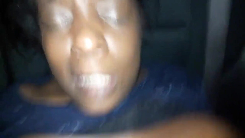 Real homemade BBW BBC porn: Big Black Dick Pounding My Pussy Loud Screaming Orgasms Car...