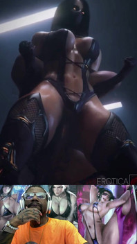 Mileena Gets Her Tasty Bald Pussy Fucked From Behind