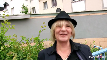 Full porn collection: German ugly mature takes care of herself with huge toys...