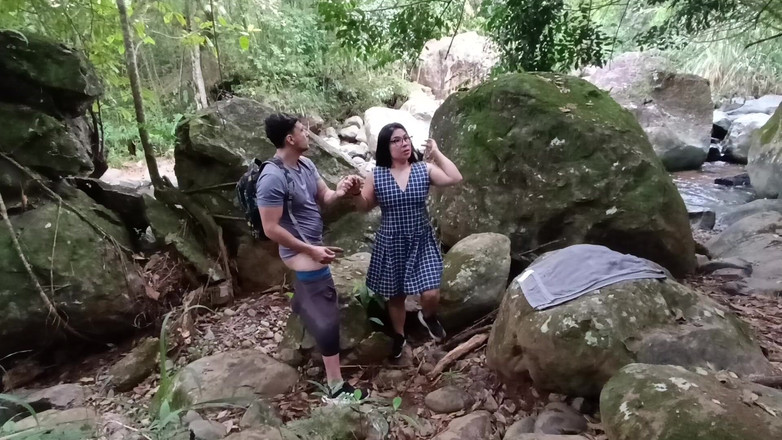 venusandzeus: Girl Lets Her Teacher Fuck Her in the Woods After...