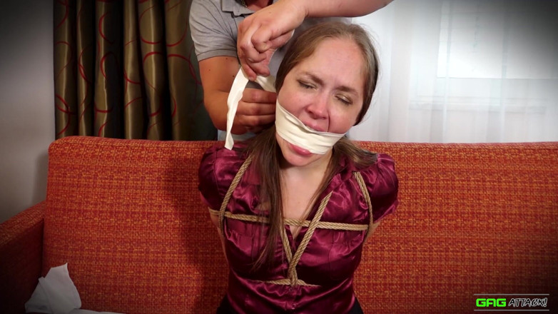 Gag Attack: Rachel Adams - secretary grabbed