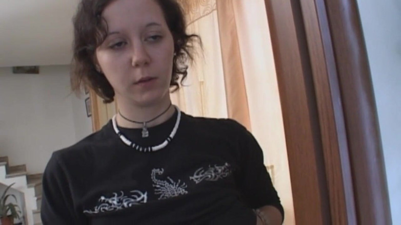 My porn family: Innocent teenie finds out her slut stepmother fucking with a...