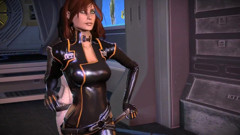 Dat ass - futa Shepard rubs her dick on Miranda's ass thumbnail