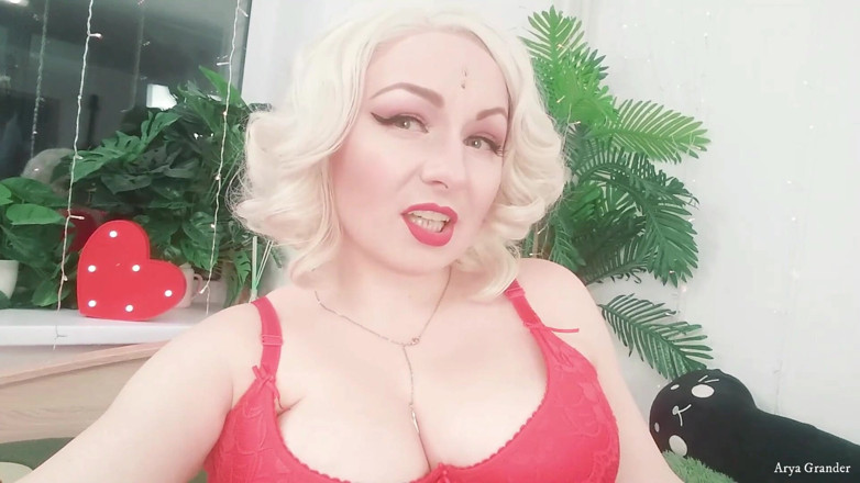 Arya Grander: Umilire cu penis mic și stăpână sissy care vorbește murdar, Arya...