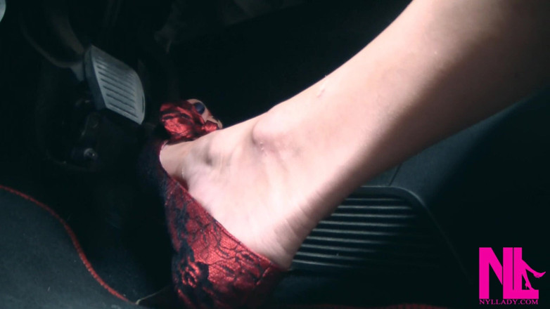 Nyllady: Revving, Driving and Pedal Pumping on the Way in Red...