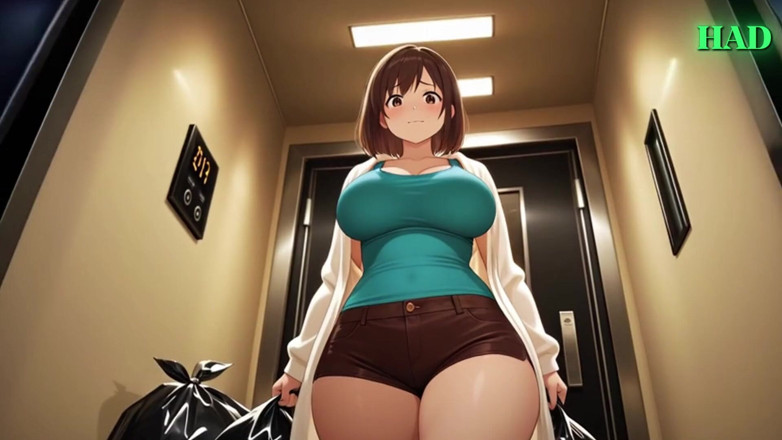 The Last of FAP: ภรรยาติดลิฟต์ - แฟนตาซี XXX กับเพื่อนบ้าน [ai/แอนิเมชั่น]