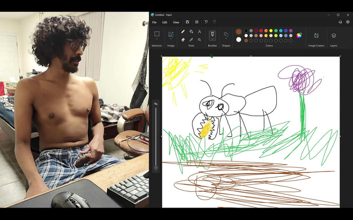 NANDgasm: Berkongsi Skrin Komputer Saya Semasa Saya Cuba Melukis Seluar Dalam...