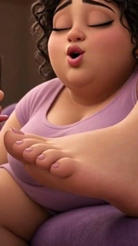 BBW Foot Domination - Thin Slave Licks Fat Soles