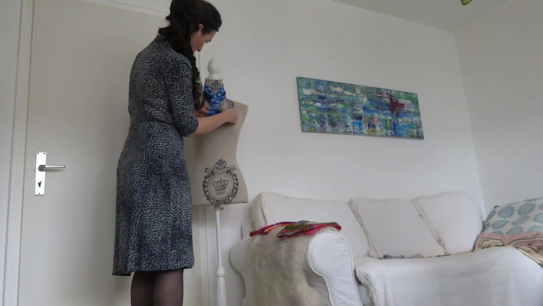 Lady Victoria Valente: Today we practice tying silk scarves