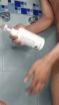 Why Don't You Want to Go in? in the Shower with Me or Inside Me? Side View