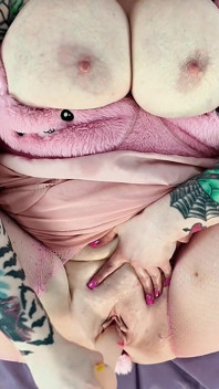 BBW ocasní kolík Twerk na polštáři, creampie šukání