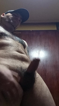 Alone and with a Hard and Standing Cock