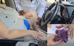 거리에서 의사가 내 팬티를 벗고 그의 연구에 사용하기 위해 그에게 줄 것을 요청했고 나는 그랬어