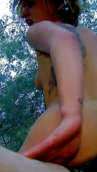 Kinky skinny teen zoe fucked by step dad in the forest