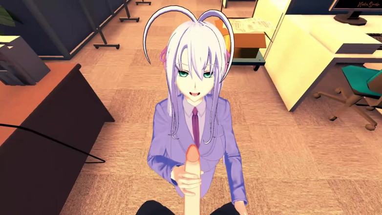 Hentai Smash: Rossweisse wird aus deinem POV gefickt, bevor sie auf einem...