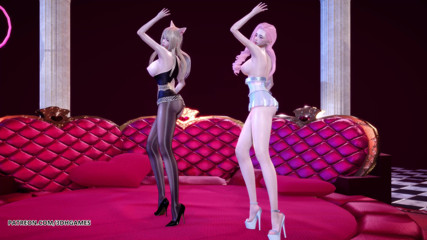 3D-Hentai Games: [MMD] Chaness - Sesese sexy hete striptease Ahri Seraphine League van...