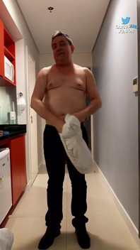 Hot Daddy Getting Naked