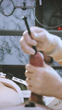 Latex Nurse Dominafire Sounds and Milks Segufix Bound Slave