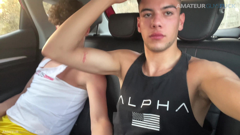 Amateur Guys Fuck: Agf:: Kijk hoe ik mijn vriend zuig in de Uber!