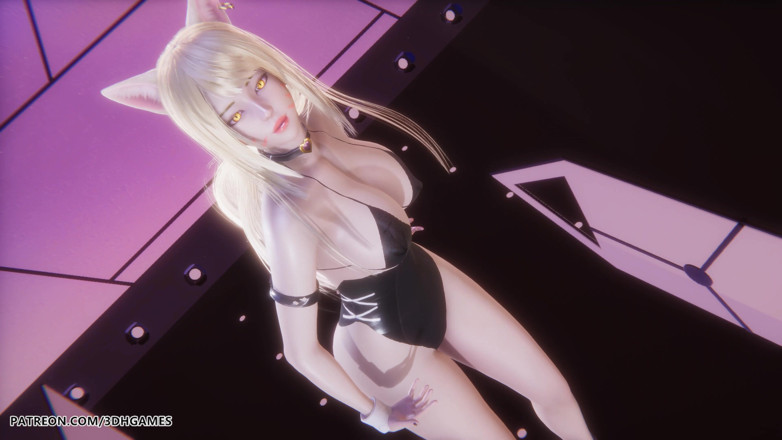 3D-Hentai Games: Chung Ha - stres - Ahri Sexy Striptiz