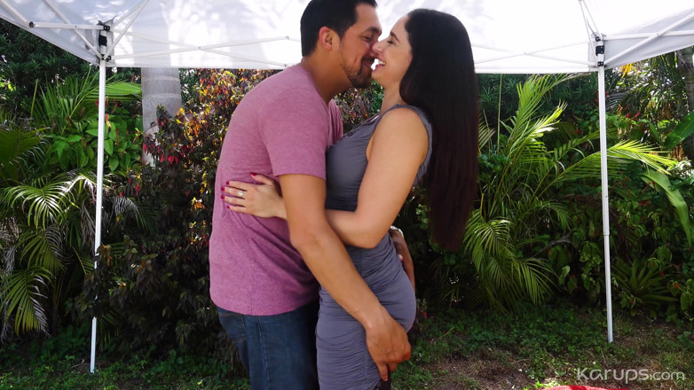 Karups Hometown Amateurs: Cheating MILF Sheena Ryder gets rough outdoors