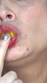 Swallowing Jelly in the Shape of Penises