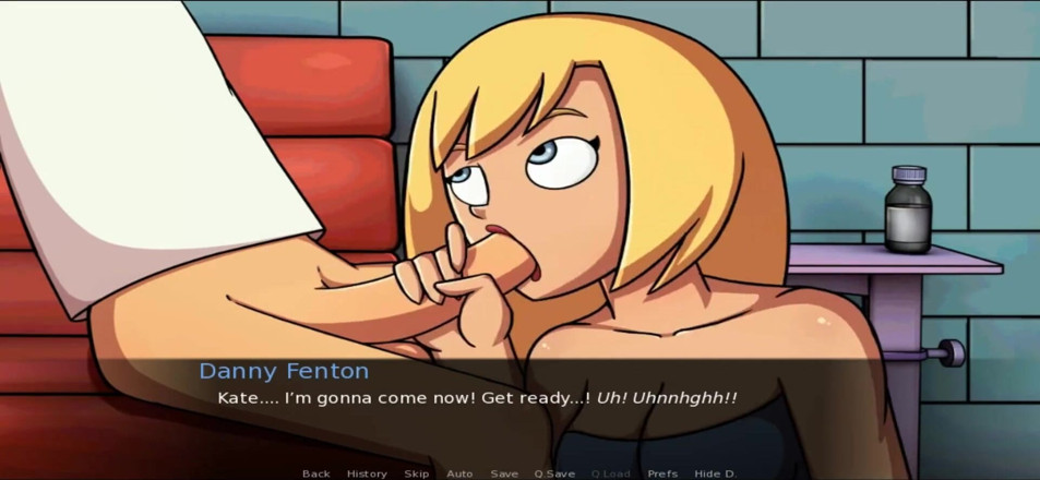 Hentai World: Amity park medical blowjob cum all over face