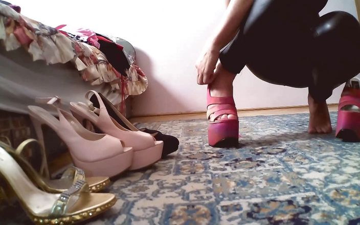 Solo Austria: Pertunjukan putri kimberly dengan sepatu hak tinggi! TANPA AUDIO