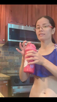 In the kitchen