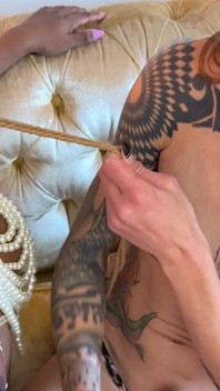 Tied up Sucked and Fucked for Gray's Pleasure