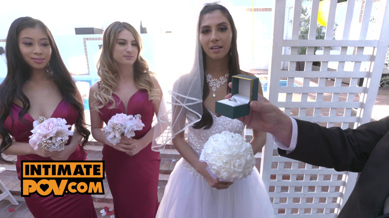 Its POV: Sessão inesquecível de foda no casamento com três garotas Gianna...