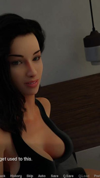 Pryč z domova # 46 - Macecha se miluje na pláži - animovaná 3D sexuální hra
