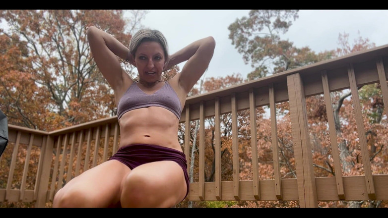 Lora Cross: It’s Pushup Time, in the Autumn, with Lora Cross!