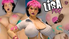 Dukes Hardcore Honeys: 大奶 lisa 第一人称视角