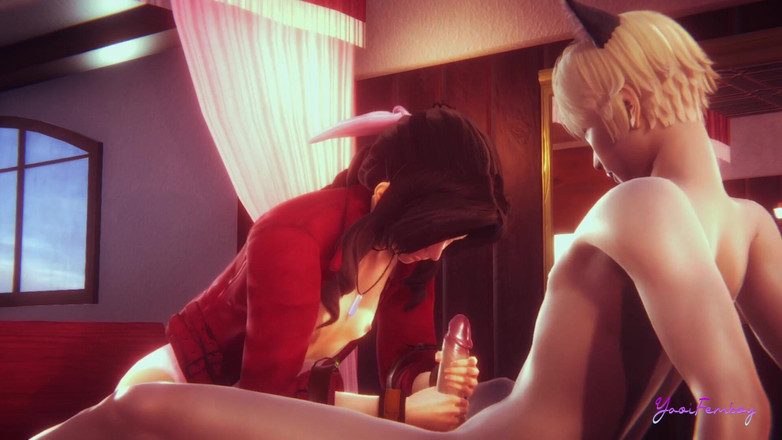 Yaoitube: Yaoi Femboy Final fantasy vii - Aerith Femboy sesso