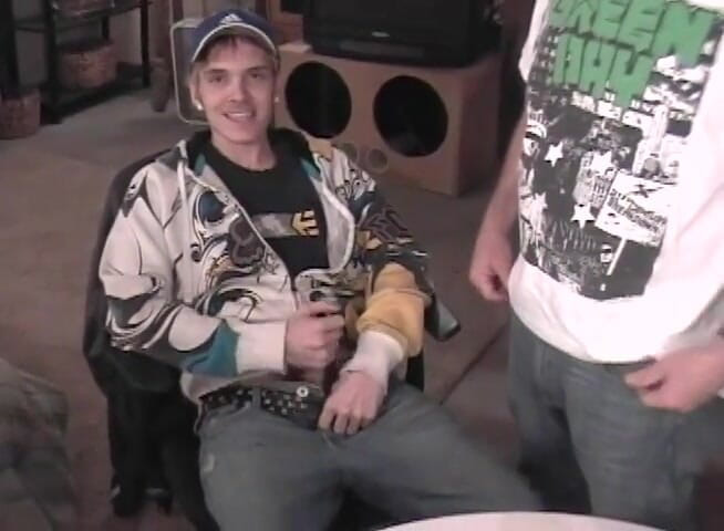 Jay's Amateur Straight Guys: Straight skater boy KC cums hard in my mouth!