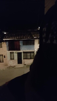 Jerking off in the stairs outside