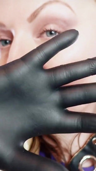 Asmr: Black Nitrile Gloves Hot Soundings by Arya Grander - Sfw Video