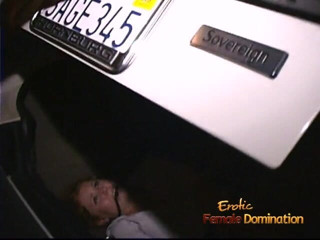 Erotic Lezdom: Lesbian mistress whipping ginger submissive