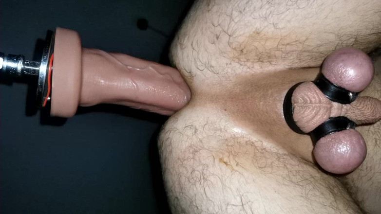 Fuck machine massaker: Fuckmachine Fucks My Ass Deep with Huge Dildo
