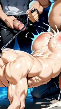 Albino Twink dostaje swój tyłek bubble fucked przez kilku mężczyzn .. Animacja Yaoi Hentai.