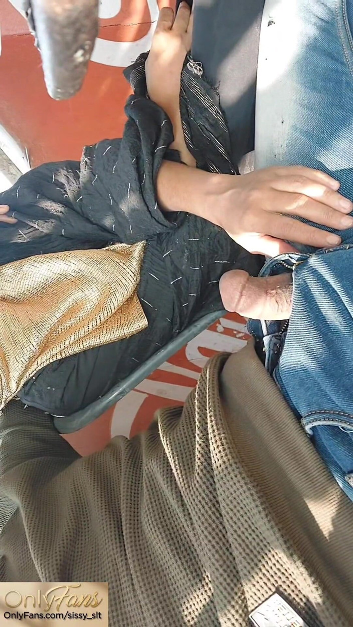 Submissive couple: Hijabi Monina Mit Kafir, Riskanter Spaß Im Freien, Interreligiöser Sex.