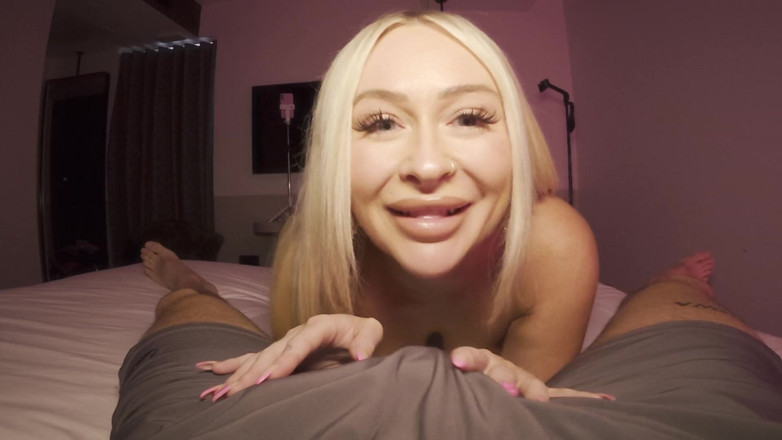 Mr LDN Lad: Awek blonde Geordie UK dikongkek sudut pandangan pertama keras!