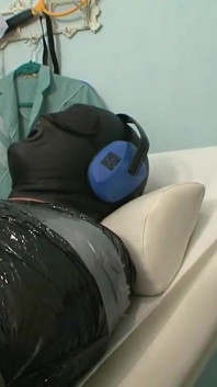 Humiliating hanging out and wrapped in foil