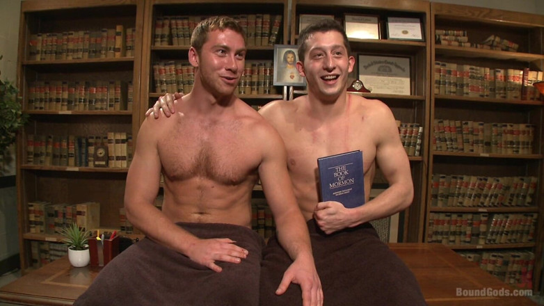 Bound gods: Hot Mormon Jock Fucked in Bondage to Prove His Devotion...