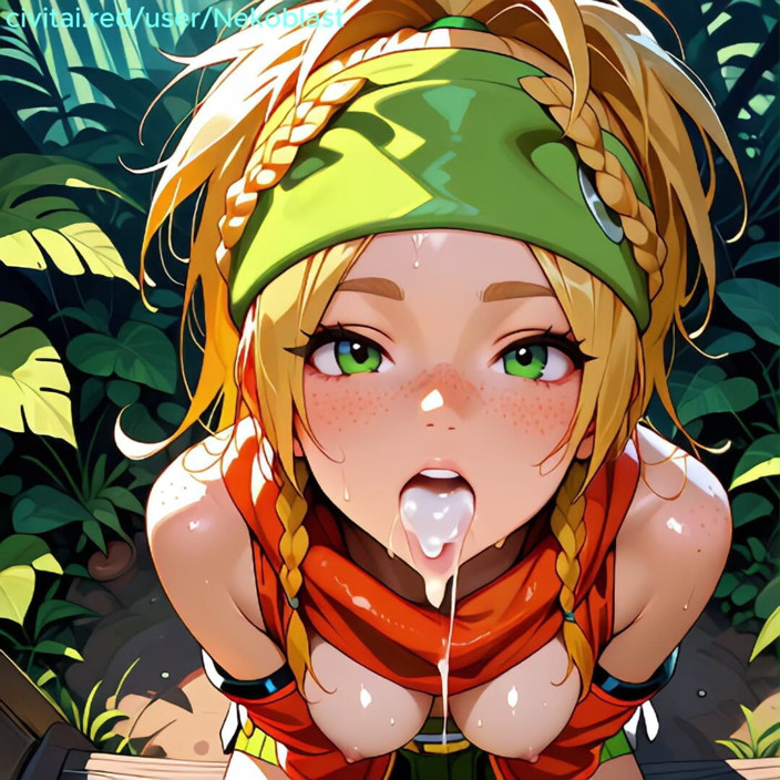 Nekoblastai: Rikku Final Fantasy Gangbang Ai